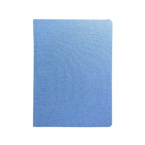 Uniti Stationery Linen A4 Notebook Blue