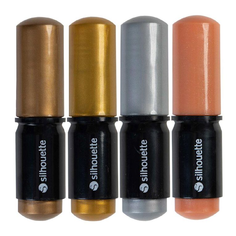 Silhouette Sketch Pen Set Metallic 4 Pack