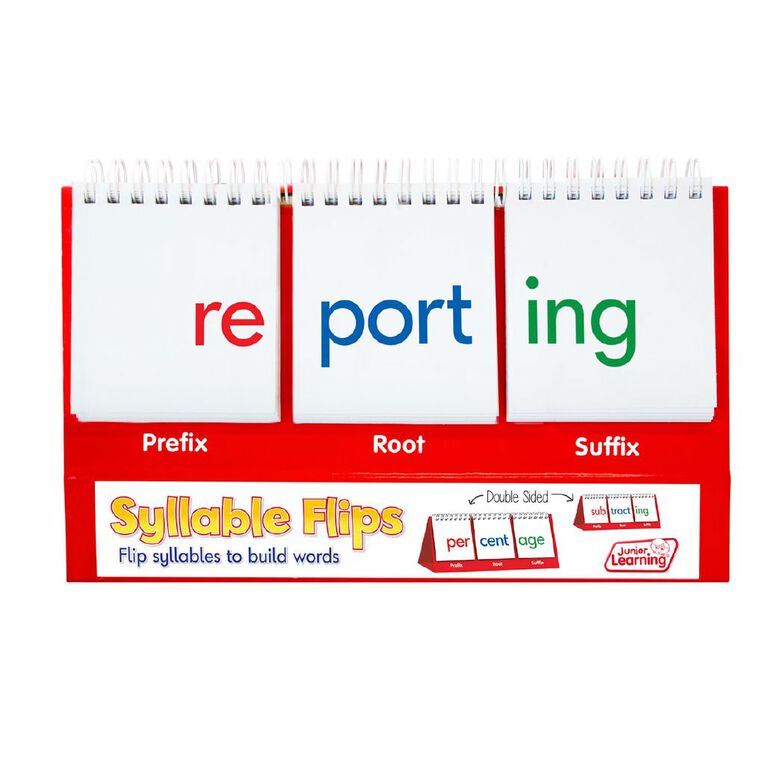 Junior Learning Syllables Flips