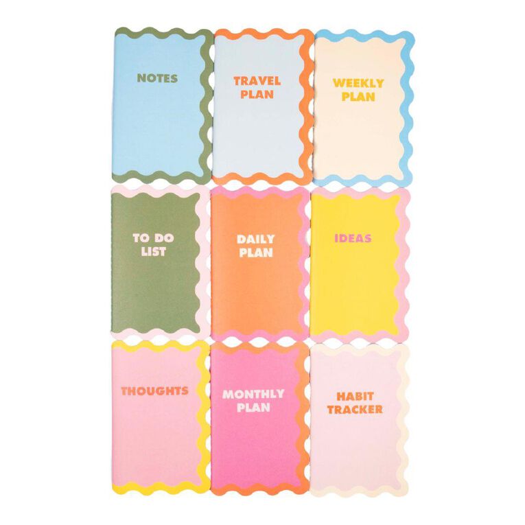 Uniti Stationery Notebook Set 9 Pieces