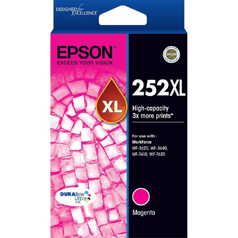 Epson Ink 252XL Magenta 1100 Pages