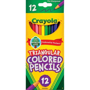 Crayola Triangular Pencils 12 Pack
