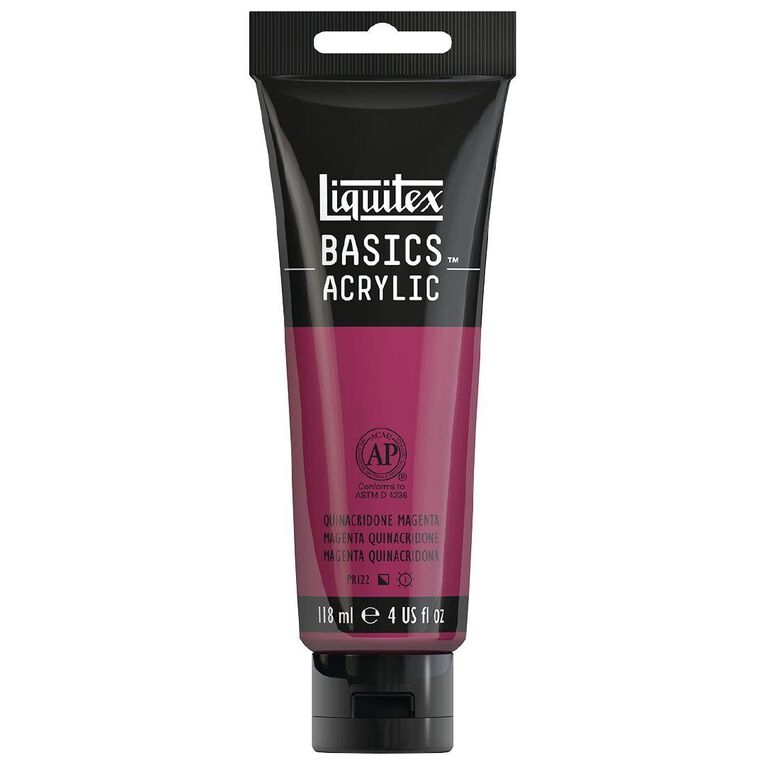 Liquitex Basics Acrylic 118ml Quinacridone Magenta