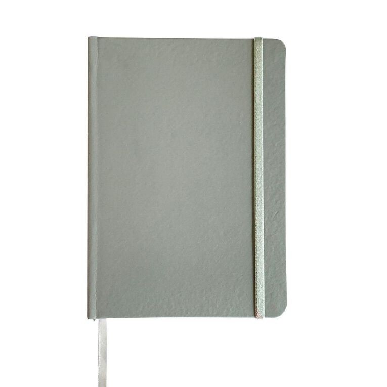 WS Notebooks PU Cover 100GSM 160 Pages Grey A5