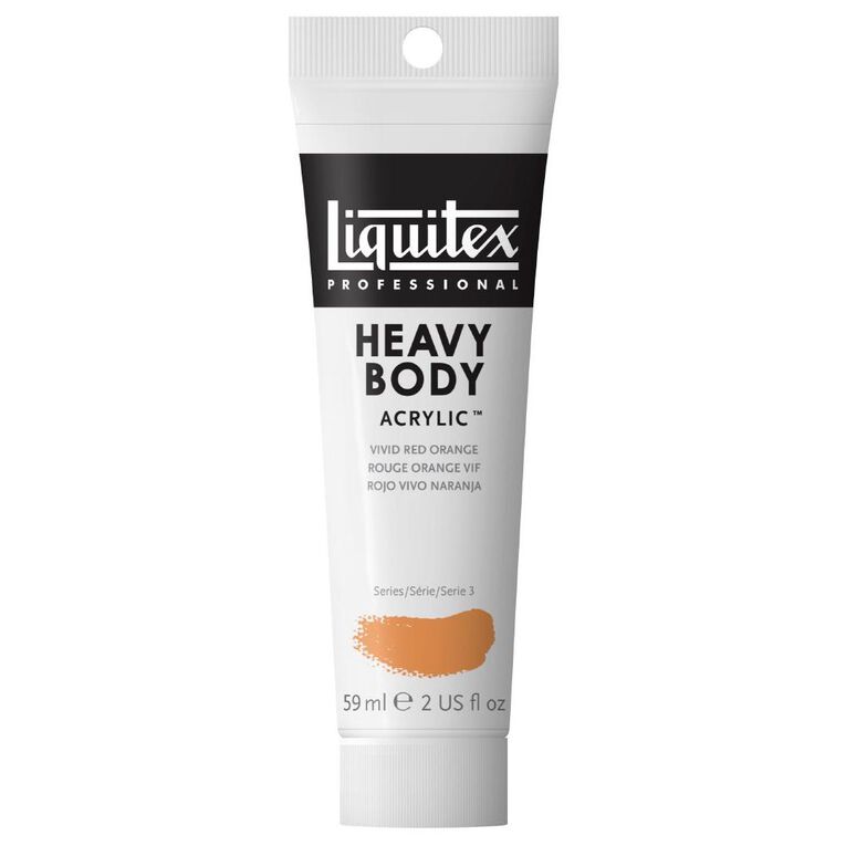 Liquitex Heavy Body Acrylic 59ml Vivid Red Orange
