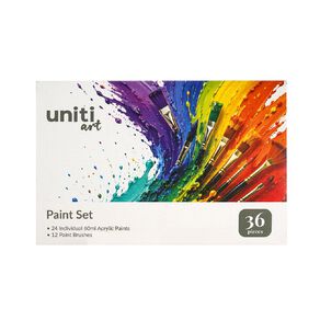 Uniti 36 Piece Paint Set