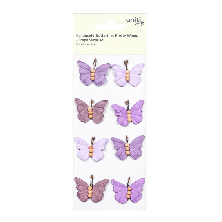 Uniti Handmade Flowers Pretty Wings Grape Surprise