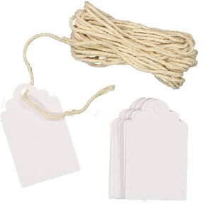 Uniti White Tags and Twine Kit White