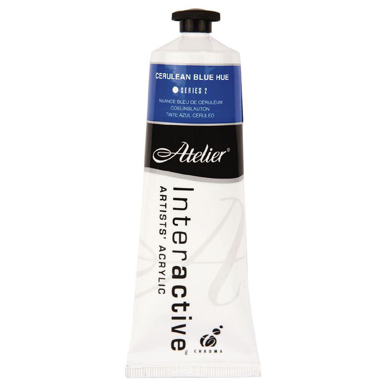 Atelier S2 Acrylic Paint Cerulean Blue Hue 80ml