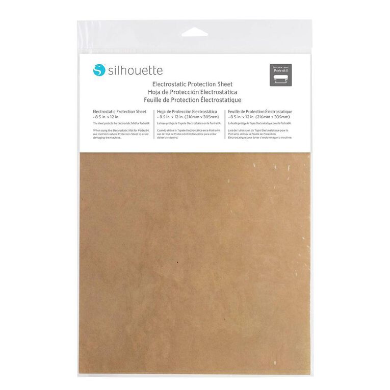 Silhouette Electrostatic Protection Sheet Portrait 4 2 Pack