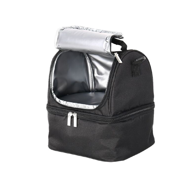 Living & Co Double Decker Lunch Bag Basic Black