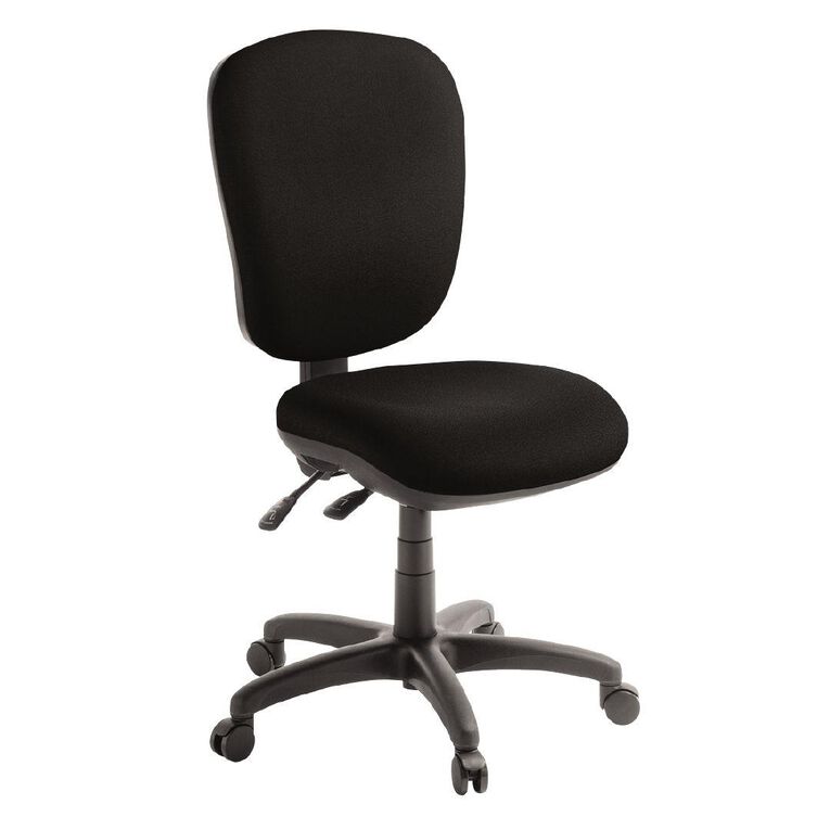 Eden Arena Heavy Duty 200kg 2 Lever Highback Ergonomic Chair Black