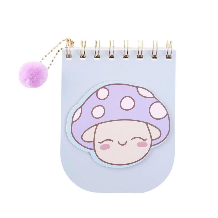 Uniti Kids Playful Simplicity Spiral Mushroom Notepad