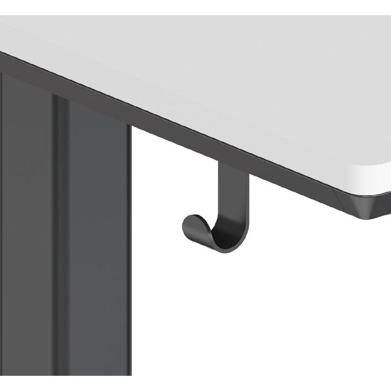 Workspace Height Adjustable Desk 1500W with Drawer White