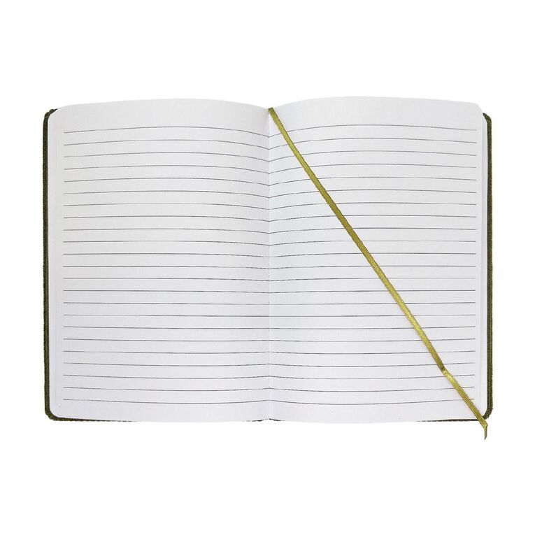 Uniti Stationery Corduroy Notebook A5 Green