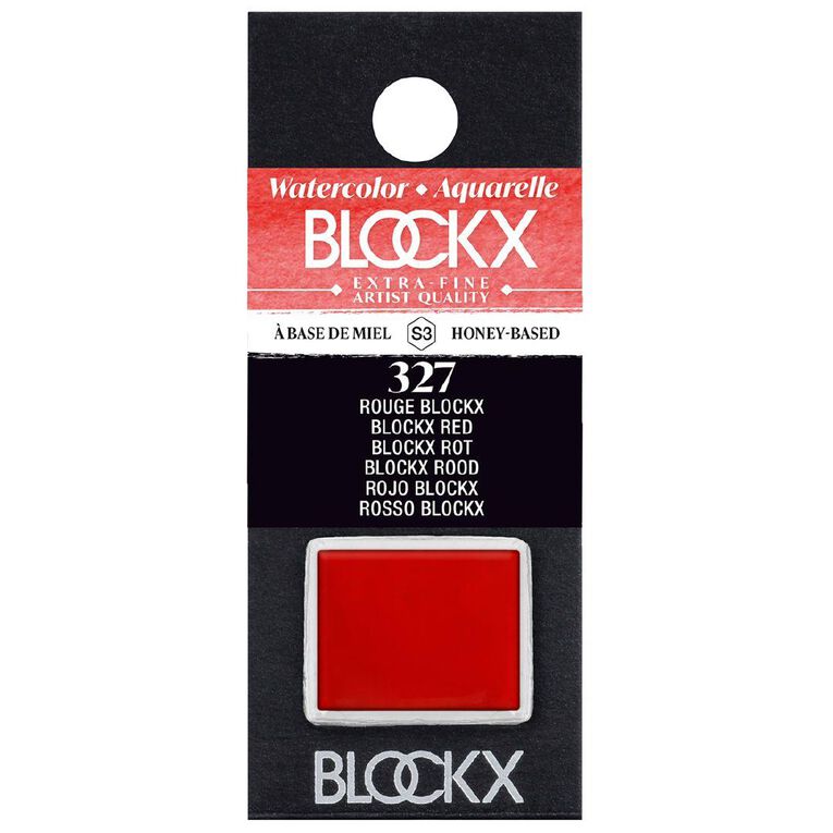 BLOCKX Watercolour Half Pan S3 327 Red