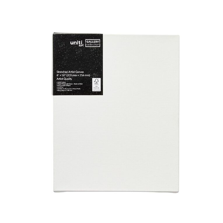 Uniti Plat Canvas 8in x 10in 380GSM