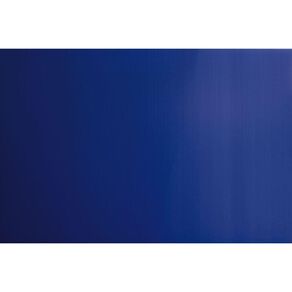 Plasti-Flute Sheet 600mm x 900mm Blue Mid