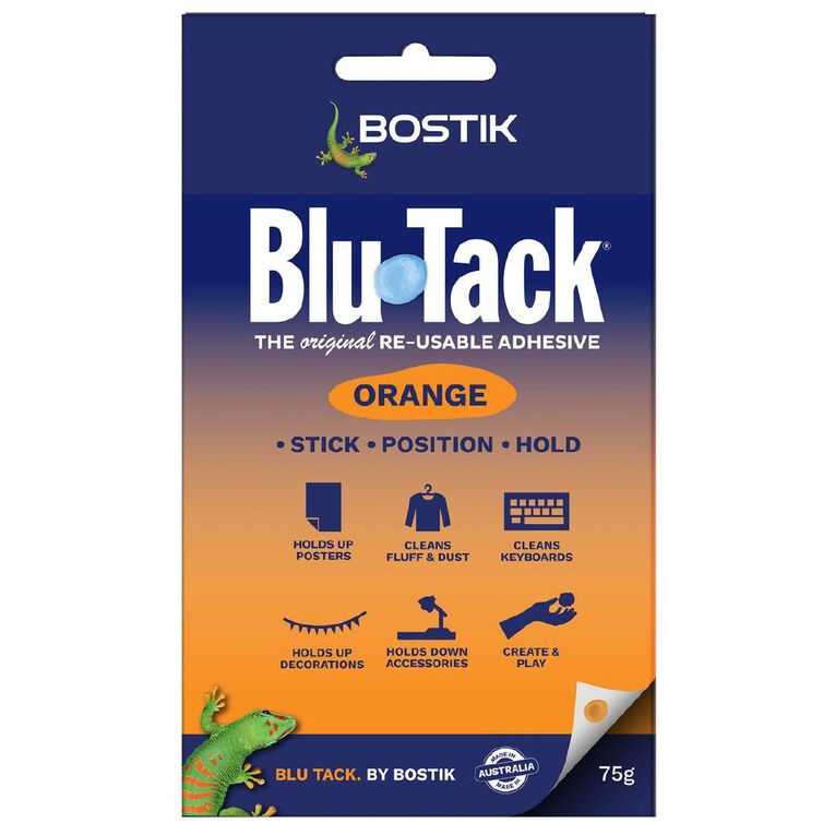 Bostik Blu-Tack 75g Orange