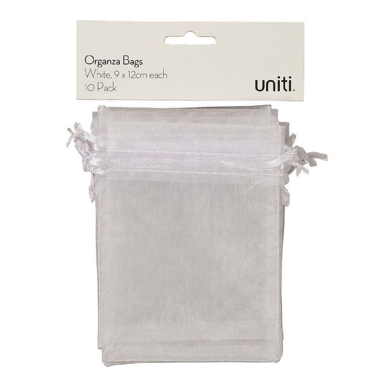 Uniti Organza Bags White