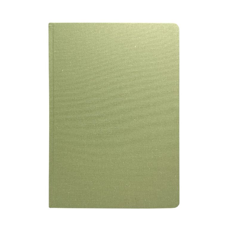 Uniti Stationery Linen A4 Sage A4 Notebook