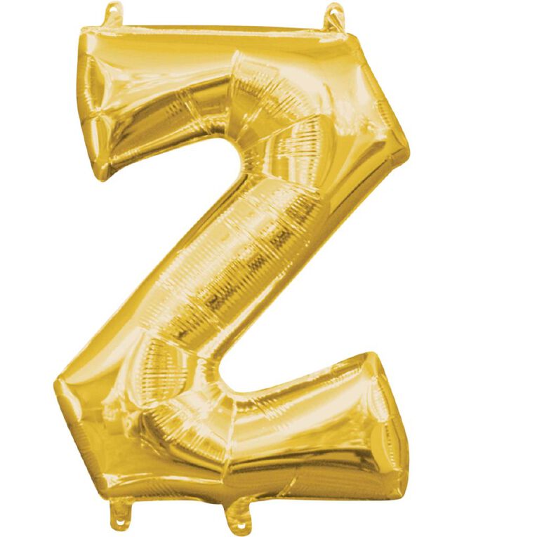 Anagram Small-Size Air Letter Z Gold Balloon