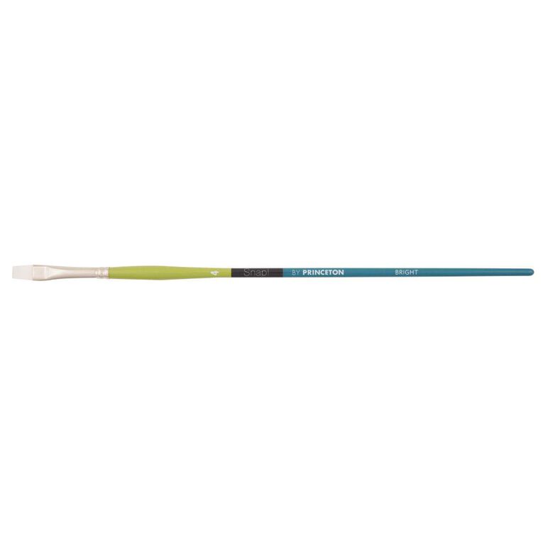 Princeton Snap Brush Long Handle Taklon Bright 4 White