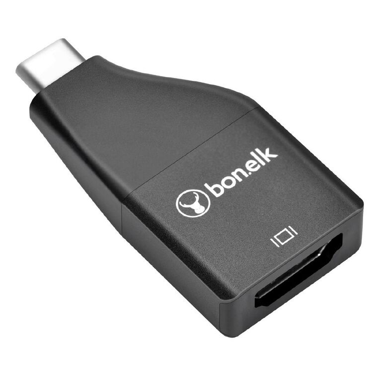 Bonelk USB-C to 4K HDMI Adapter Black Black