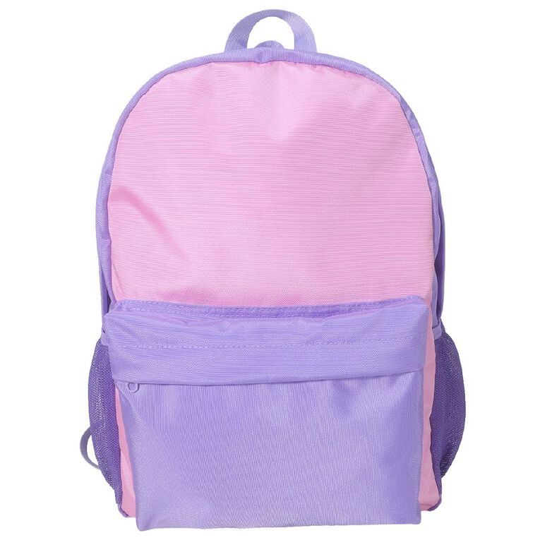 H&H Daily Backpack Pink/Purple - Warehouse Stationery