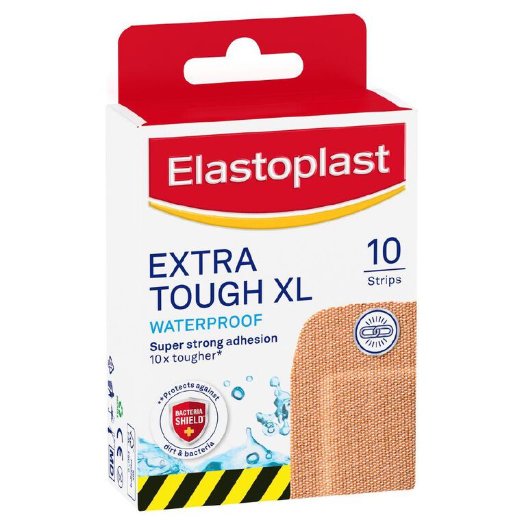 Elastoplast Heavy Fabric Extra Large Strips 10 Pack