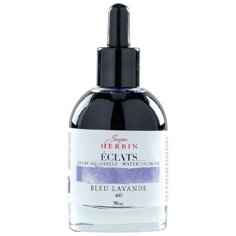 Jacques Herbin Eclats Watercolour Ink 405 50ml Lavender Blue Blue