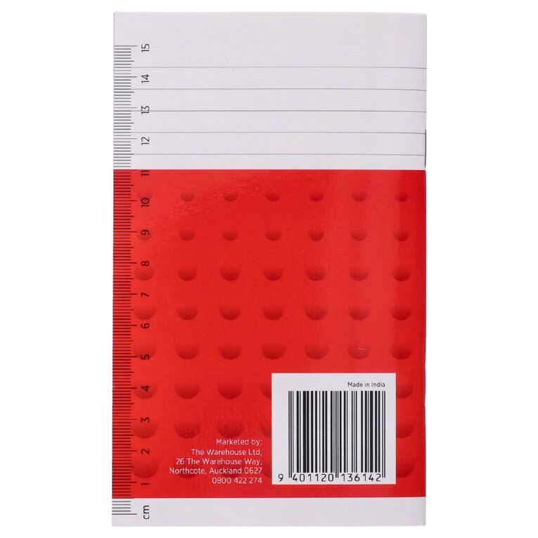 WS Exercise Book 3B1 Plus 7mm Ruled 32 Leaf Red
