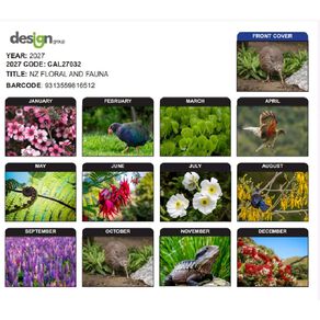IG Design 2027 Calendar New Zealand