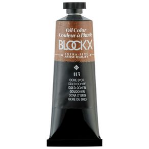 BLOCKX Oil Tube 35ml S1 113 Ochre Gold Gold