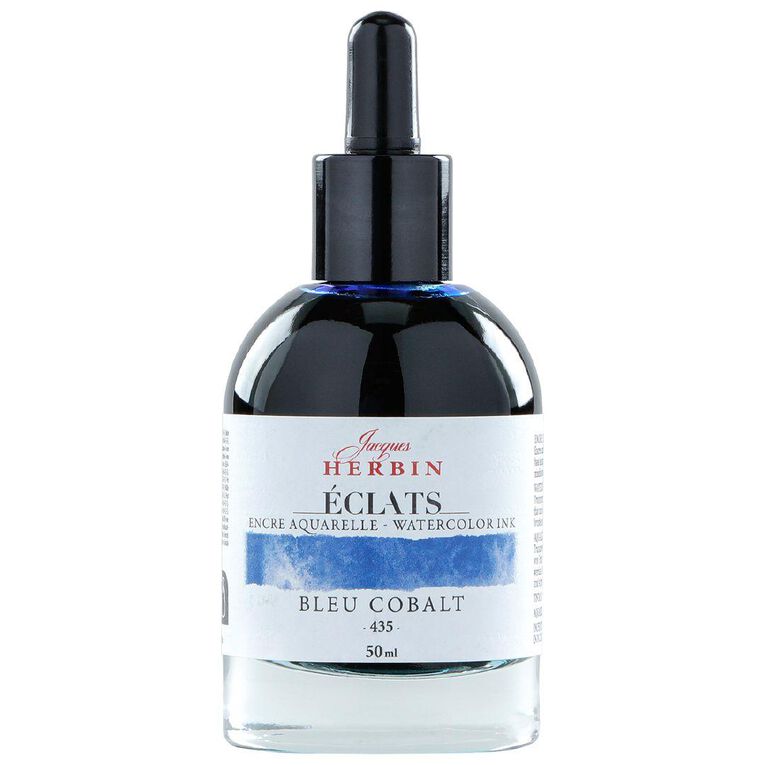 Jacques Herbin Eclats Watercolour Ink 435 50ml Cobalt Cobalt