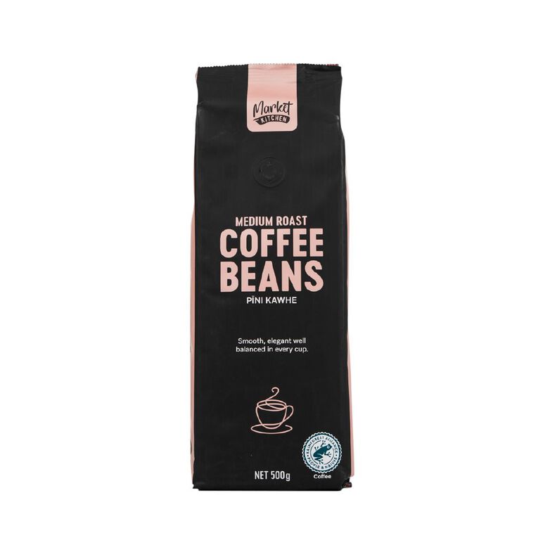 Market Kitchen Coffee Beans Medium Roast 500g