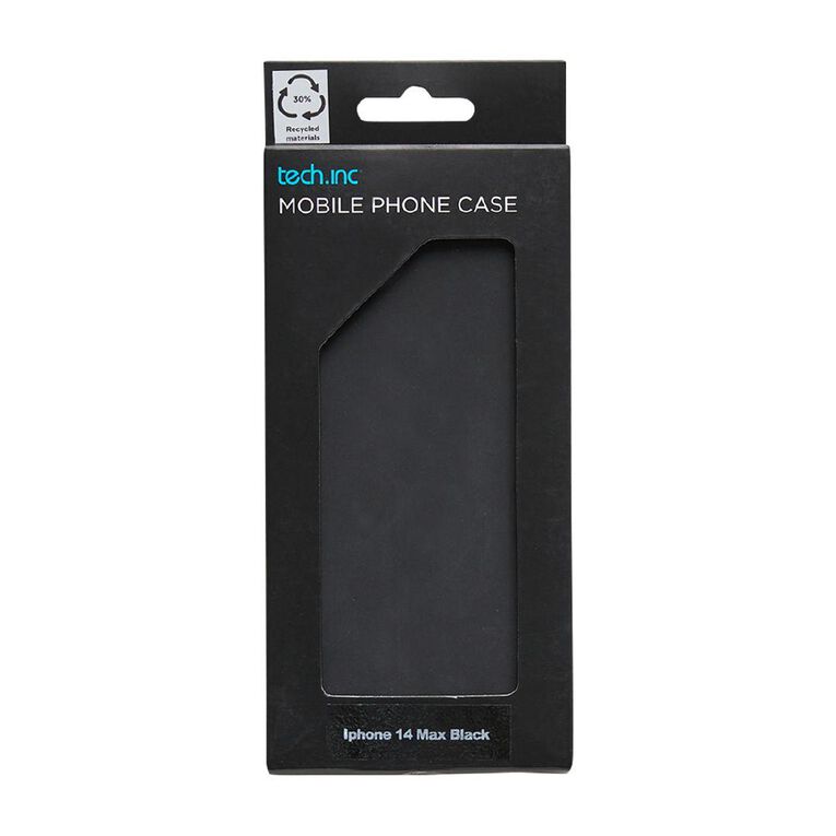 Tech.Inc iPhone 14 Max TPU Phone Case Black