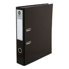 WS Lever Arch File Foolscap Black
