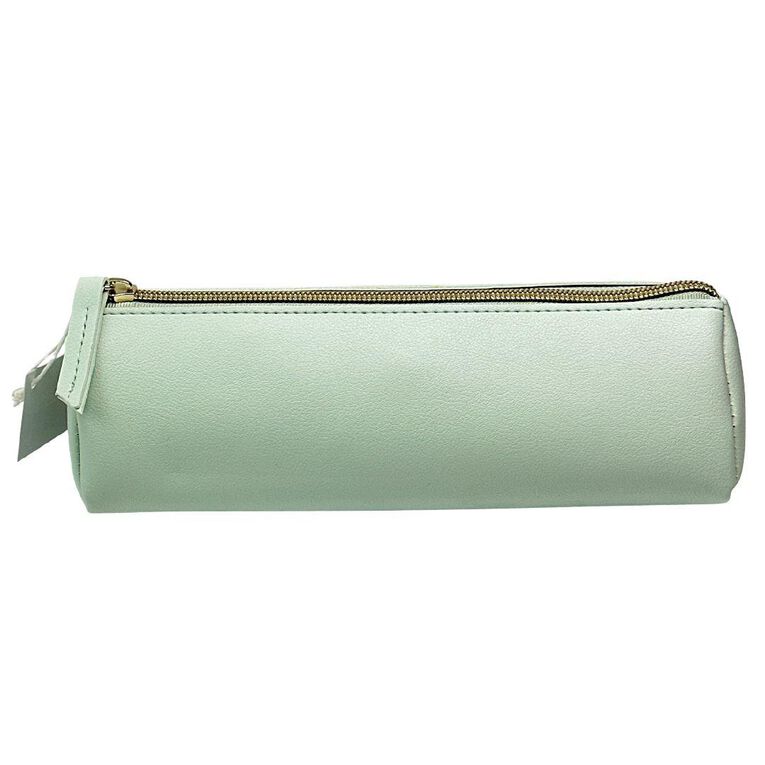 Uniti Stationery Elegant Simplicity PU Pencil Case Mint Green
