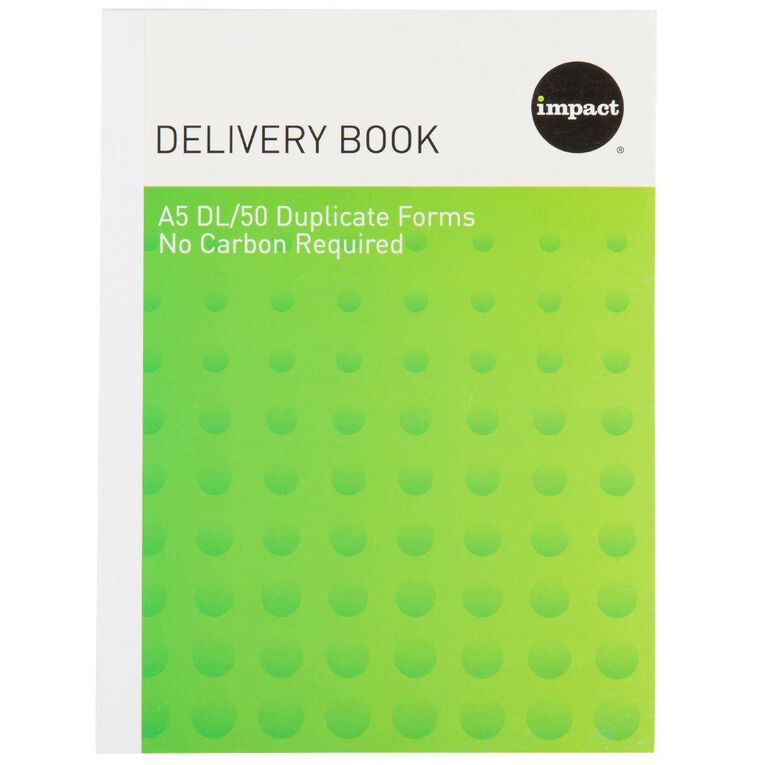 WS Delivery Book Duplicate NCR 50 Forms Green Mid A5