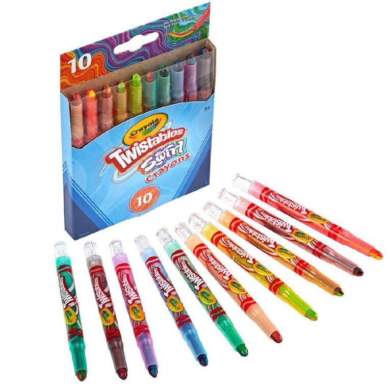 Crayola Twistable Swirls Crayons Assorted 12 Pack