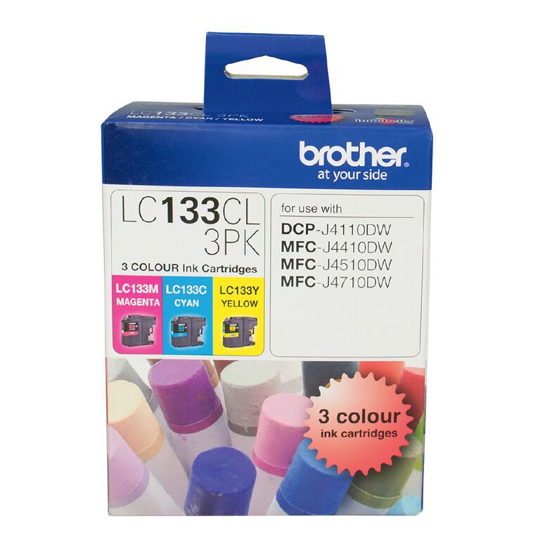 Brother Ink LC133 Colour 3 Pack 600 pages