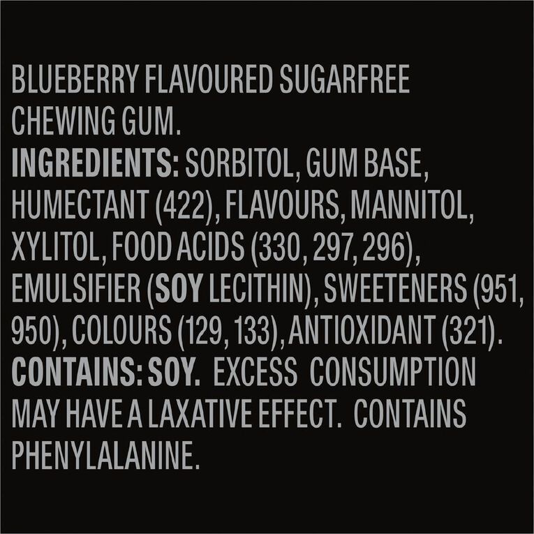 Wrigley 5 5 Gum Blueberry Stick Chewing Gum