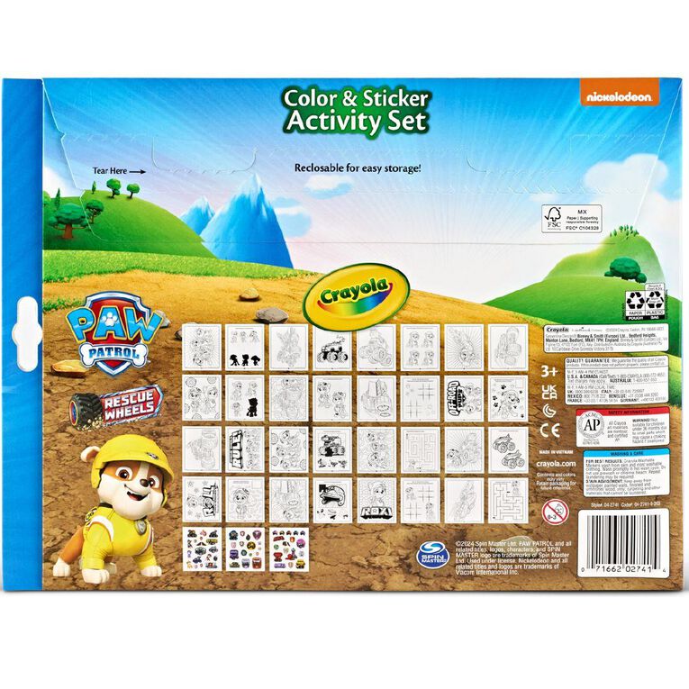 Crayola C&S Activity Set Paw Patrol