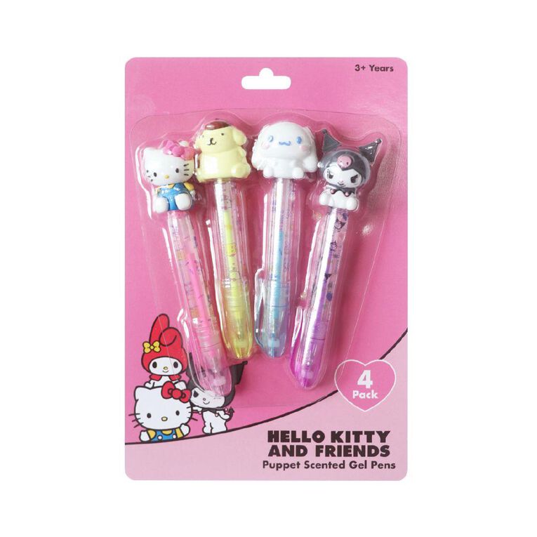 Hello Kitty Gel Pens 4 Pack