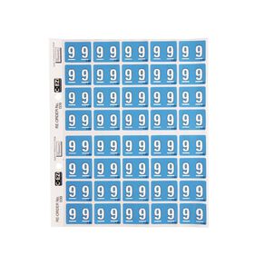 Filecorp Coloured Labels 9 Blue Mid