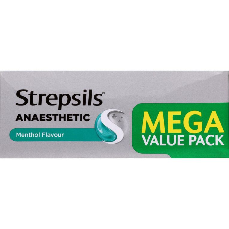 Strepsils Anaesthetic Menthol Flavour Lozenges 48 Pack