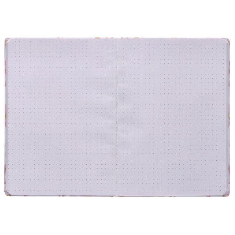 Uniti Stationery Marble Pink Notebook A5