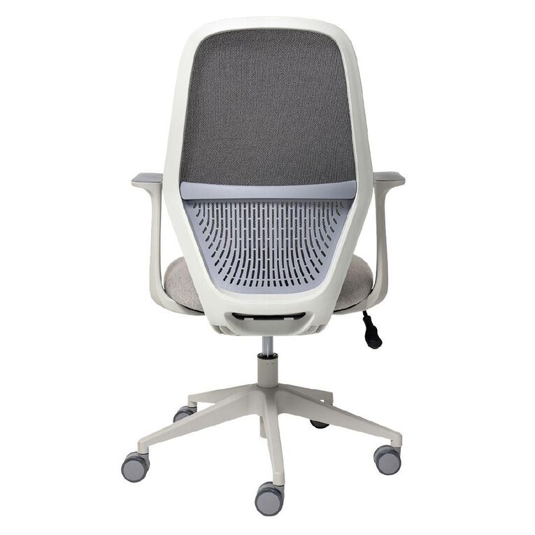Buro Seating Mondo Soho Chair Light Grey Mesh With Arms