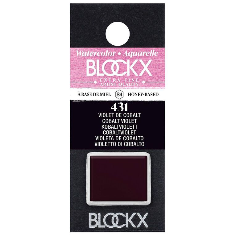 BLOCKX Watercolour Half Pan S4 431 Cobalt Violet